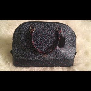 Floral Coach handbag